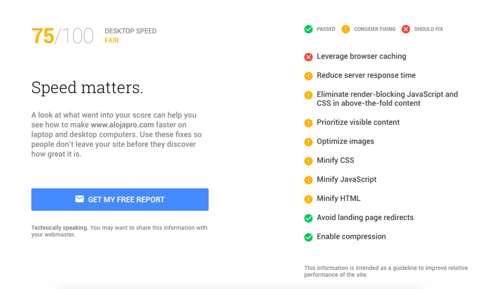test my site google